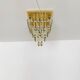 Chandelier en verre Flush par Ernest Palme