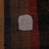 Vintage striped turkish kilim rug 185 x 393 cm