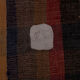 Vintage striped turkish kilim rug 185 x 393 cm