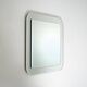 Square wall mirror with beveled edges, 1970s