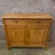 Buffet parisien vintage orme massif grand modèle
