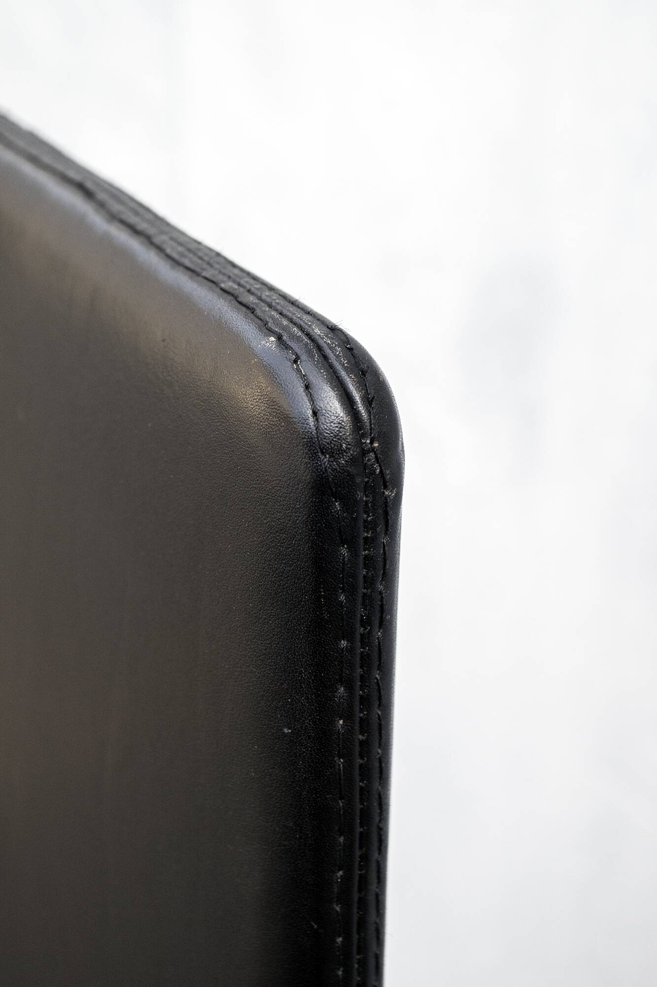 Rennie Chairs in Leather by Kazuhide Takahama for Gavina, 1968, Set of 6