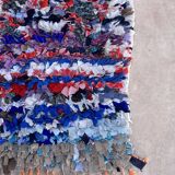 Tapis Berbère Boucherouite coloré - 76 x 176 cm