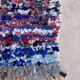 Tapis Berbère Boucherouite coloré - 76 x 176 cm