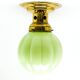Art Deco brass and glass ceiling lamp, Germany, 1930s