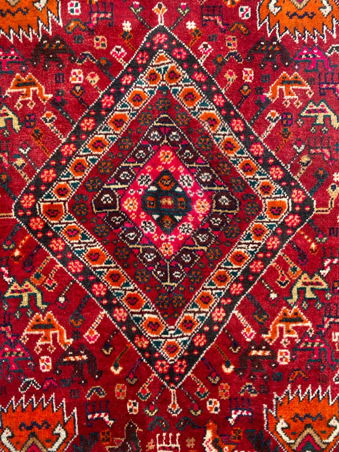 Tribal Persian rug 120x155 cm