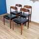 Set of 4 Scandinavian chairs