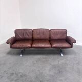 Cognac leather De Sede DS31 sofa, 1970s