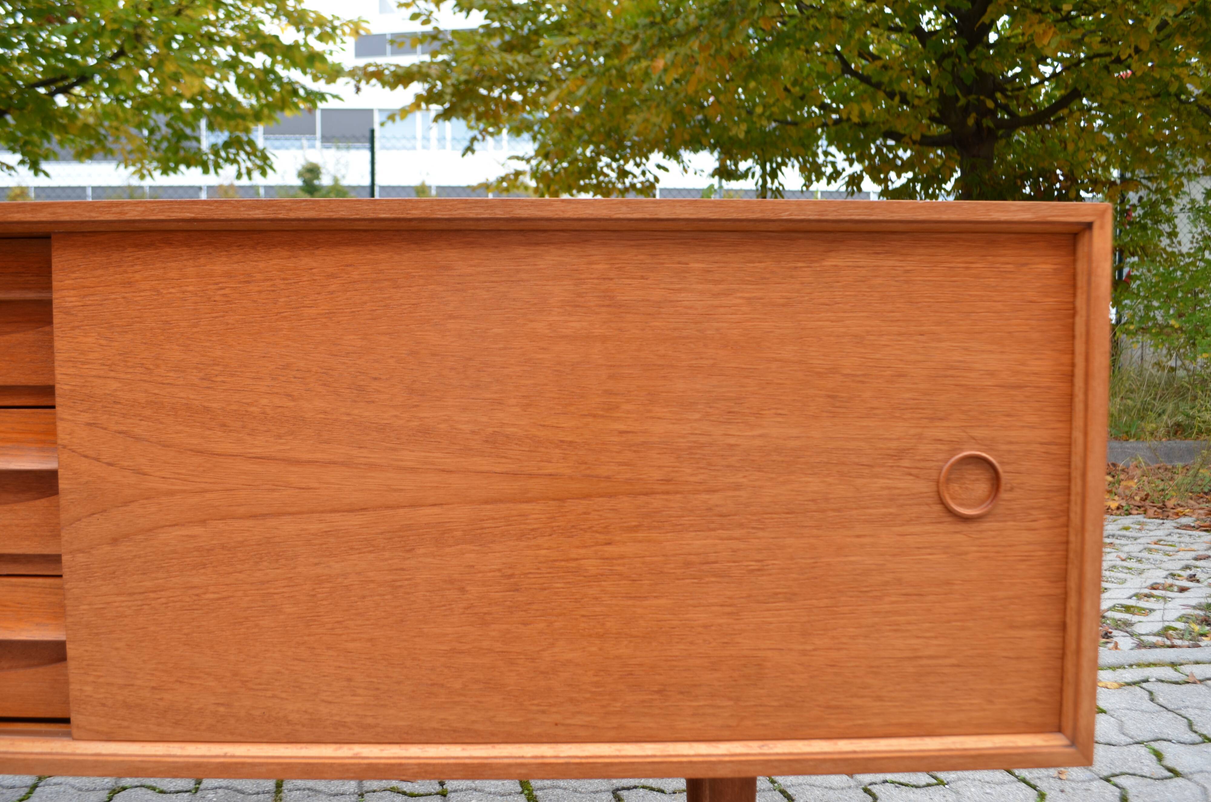 Mid century danish modern sideboard teak franz meyer vintage 60er