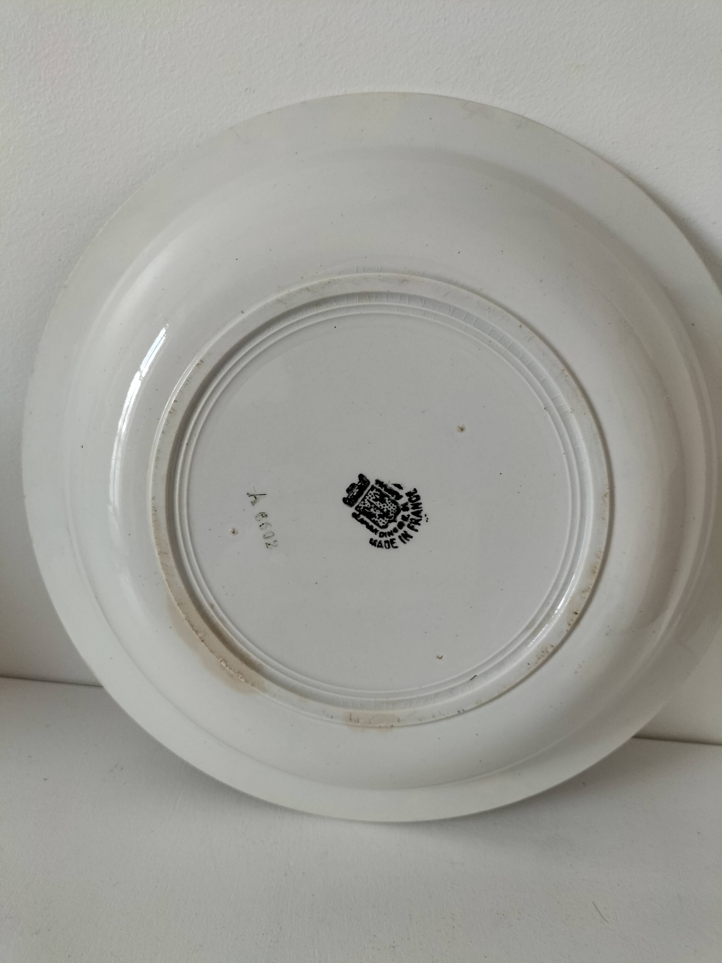 Plat creux Saint Amandinoise modèle 6502