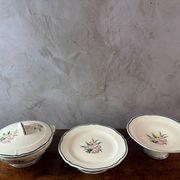 Hand painted Gien service