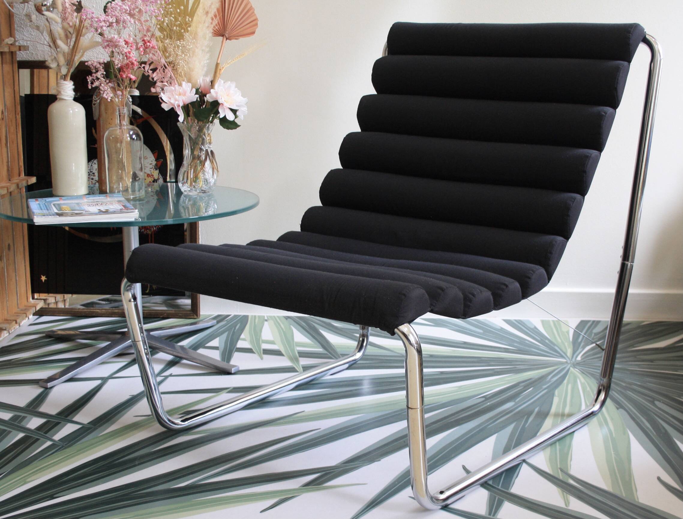 Fauteuil suspendu assise boudins