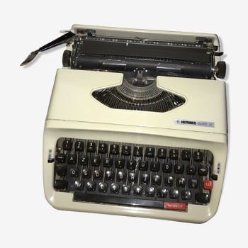 Baby hermes typewriter vintage s