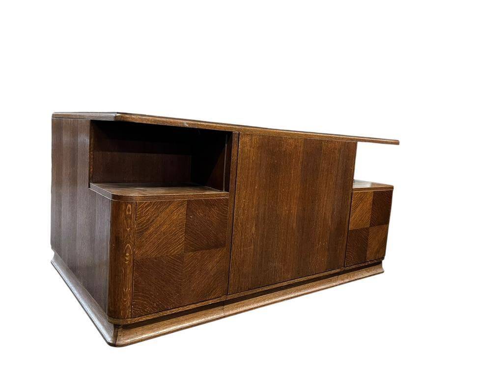 Bureau art déco XL vintage / bureau double face
