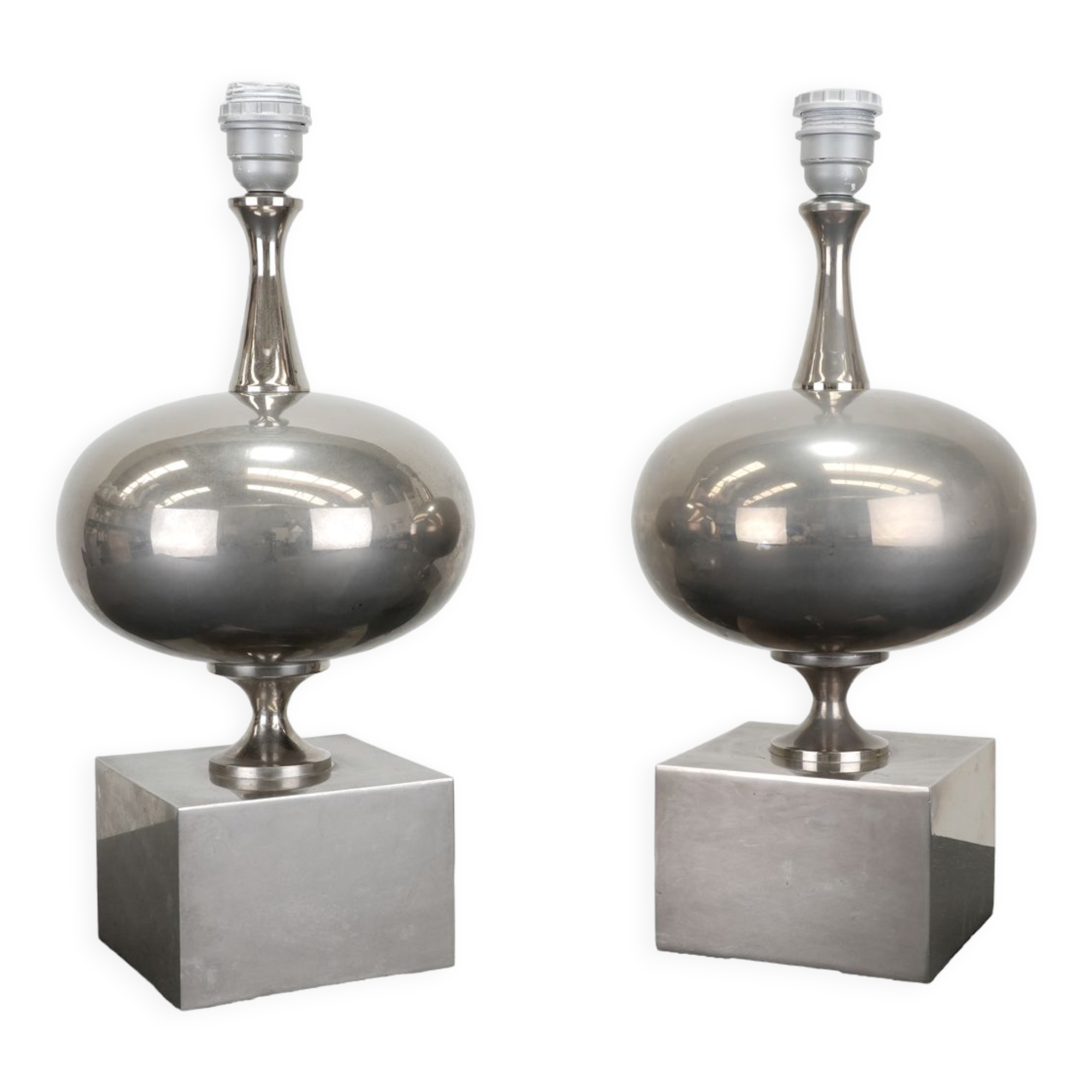 Pair of lamps by Philippe Barbier circa 1970
