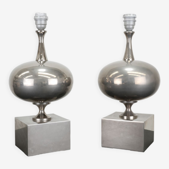 Pair of lamps by Philippe Barbier circa 1970