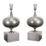 Pair of lamps by Philippe Barbier circa 1970