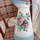 Pitcher, enameled sheet metal pitcher
