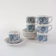 Vintage 1970s Raul da Bernarda Tea Set from Alcobaça, Portugal