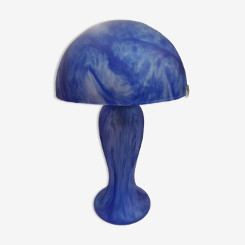Mushroom lamp in glass paste