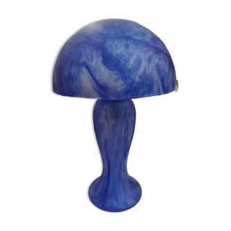 Mushroom lamp in glass paste