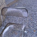 2 chaises pliantes design Giancarlo Piretti pour Castelli