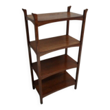 Art Nouveau Jugendstil oak open bookcase  etagere