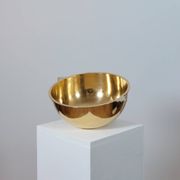 Antique and elegant Art Deco brass bowl