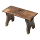 Wooden walking bench, 50s