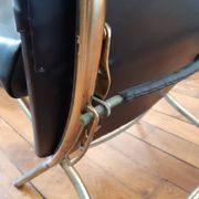 Fauteuil vintage noir