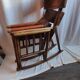 1950 leather rocking chair