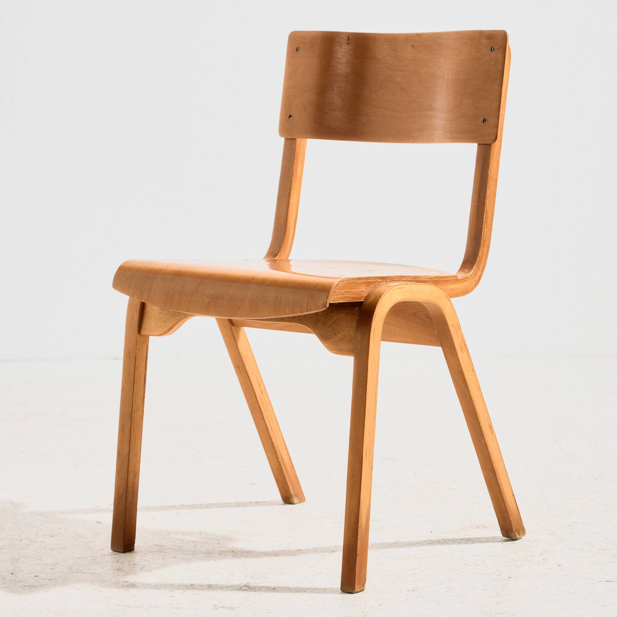 Stackable beech chair