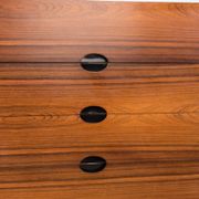 Rosewood chest of drawers designed by Paul Geoffroy published by Roche Bobois.