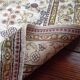 Handmade silk cashmere rug 151x92cm
