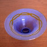 Duo of Murano glass cups signed Franco Moretti