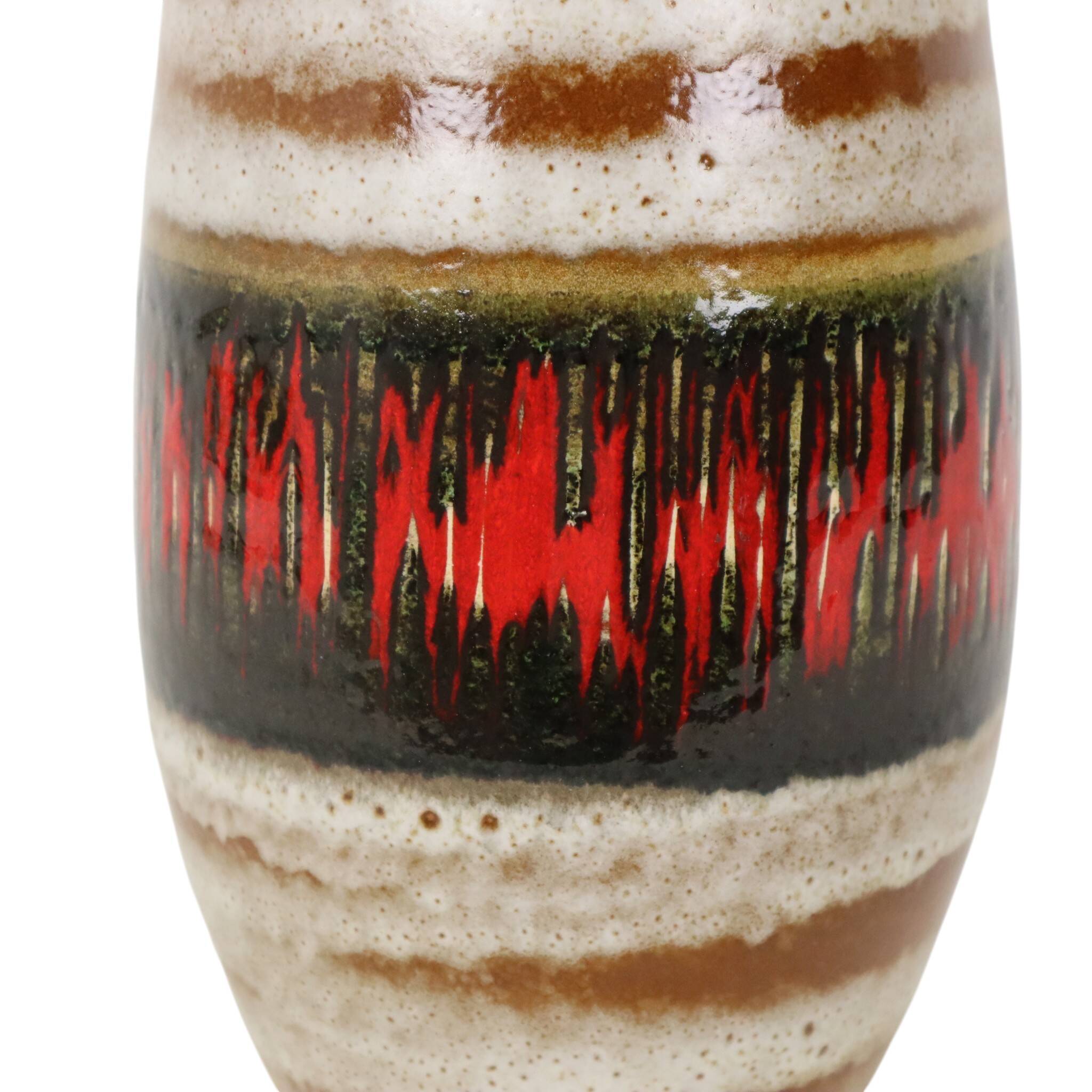 Scheurich 'Fat Lava' Lora Vase, Glazed Ceramic, 529-38