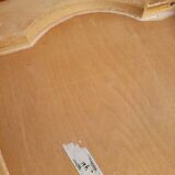 Pair of bistro chairs, one Thonet.