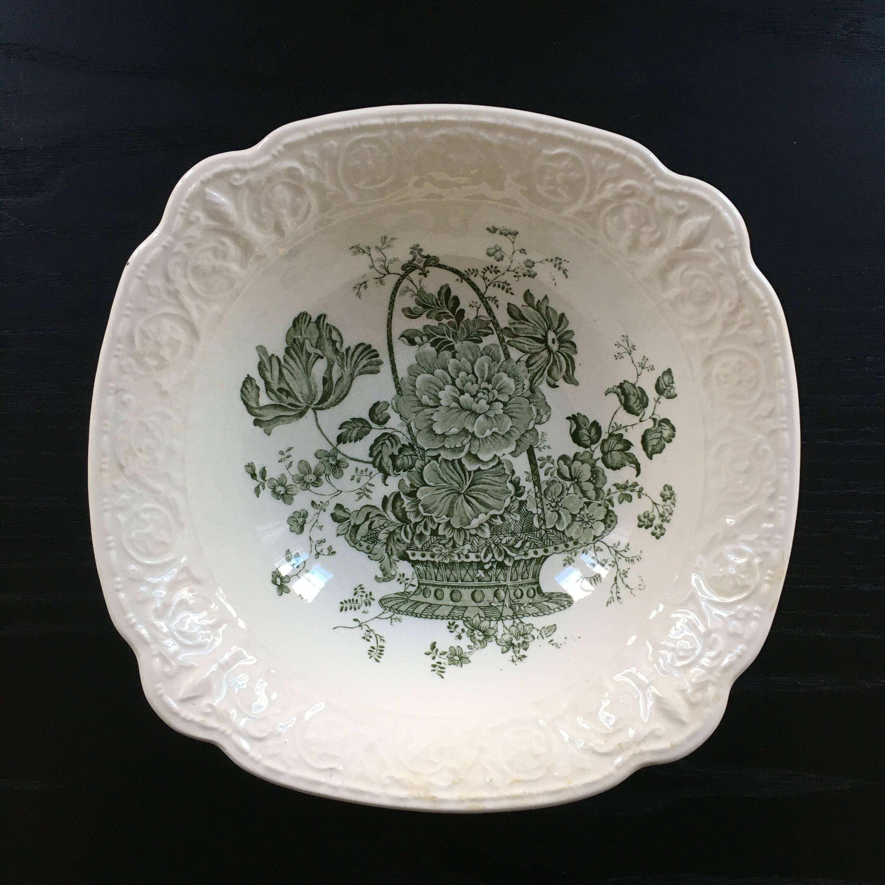 English porcelain salad