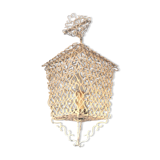 Lantern suspension in metal hooks design 50s - 60s