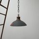 Antique english mercury glass pendant light
