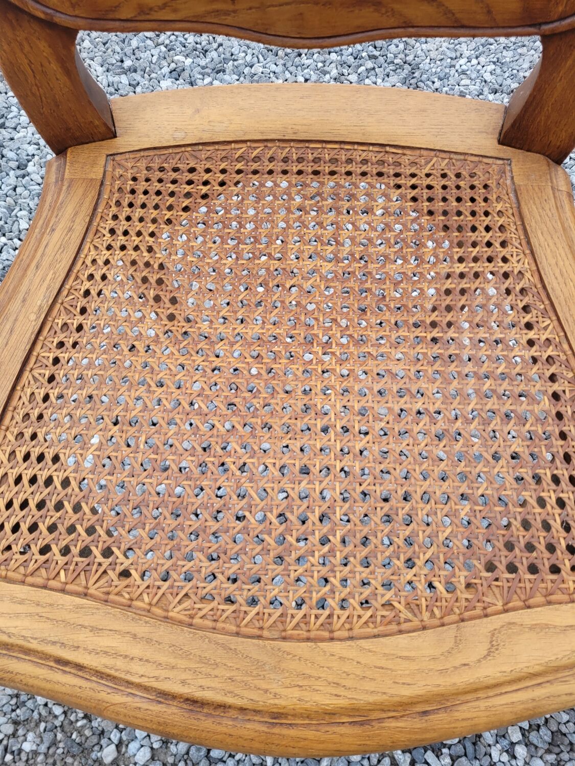 4 Louis XV style chairs cannée