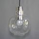 Glass pendant lamp from the 1960s, Glashütte Limburg, vintage