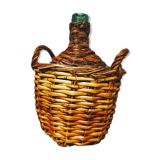 Demijohn dressed in wicker