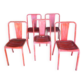 Lot chaise tolix
