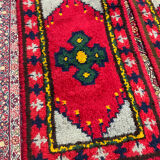 Pair of vintage rugs in Berber style wool