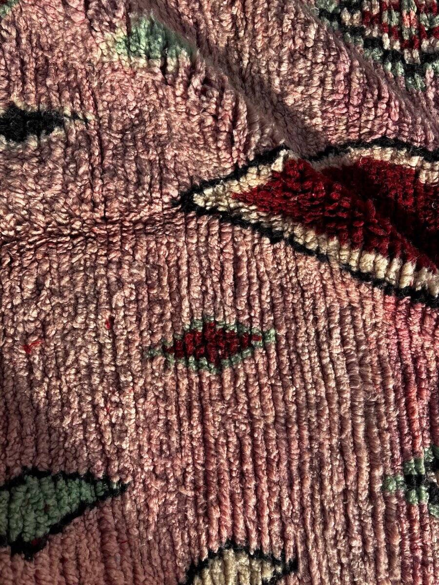 Modern Boujad rug in wool, Moroccan