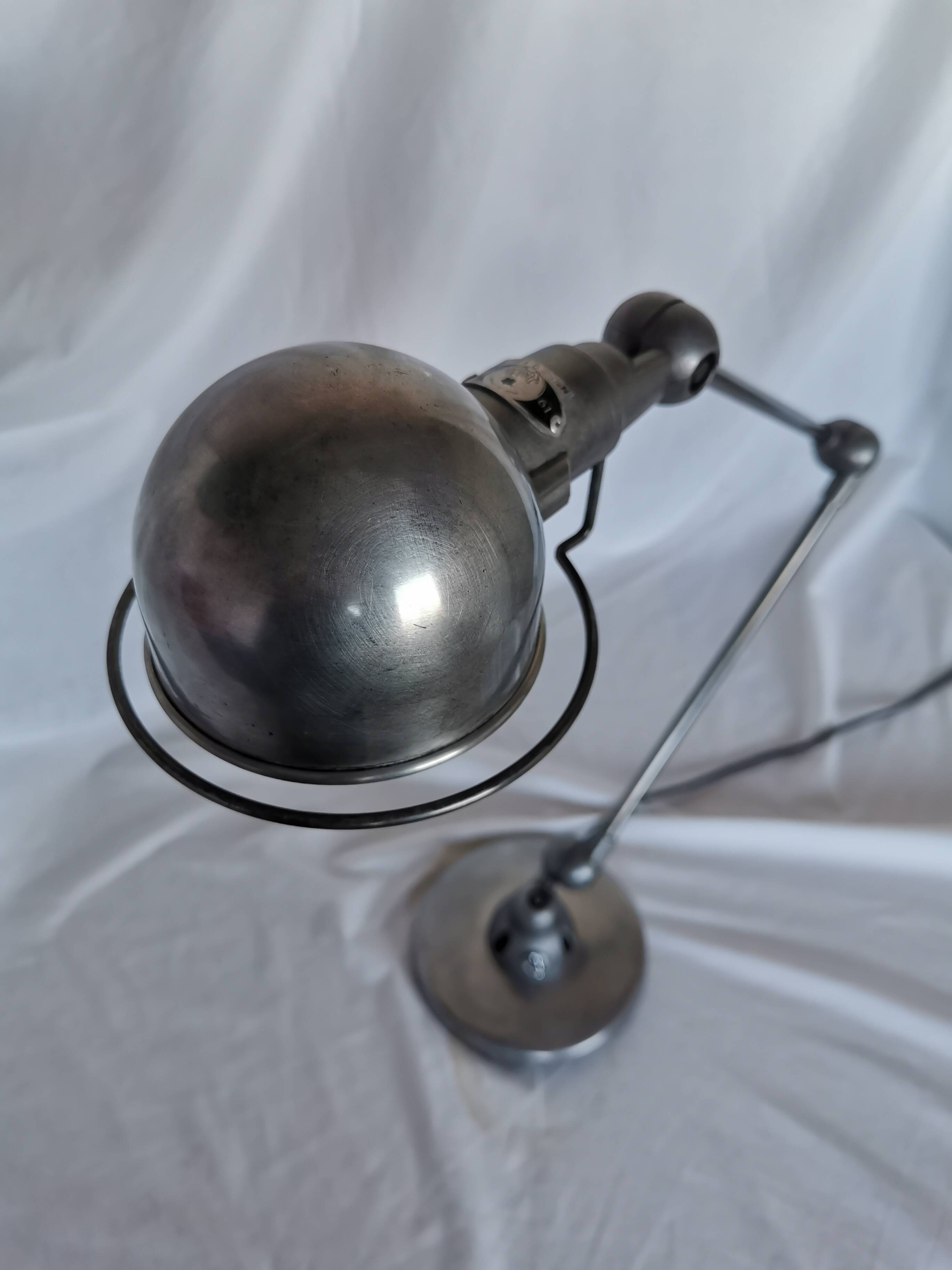 Jieldé SI333 lamp, raw steel, Lyon, France