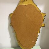 Golden baroque mirror