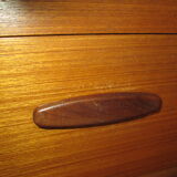 6 drawers vintage teak sideboard