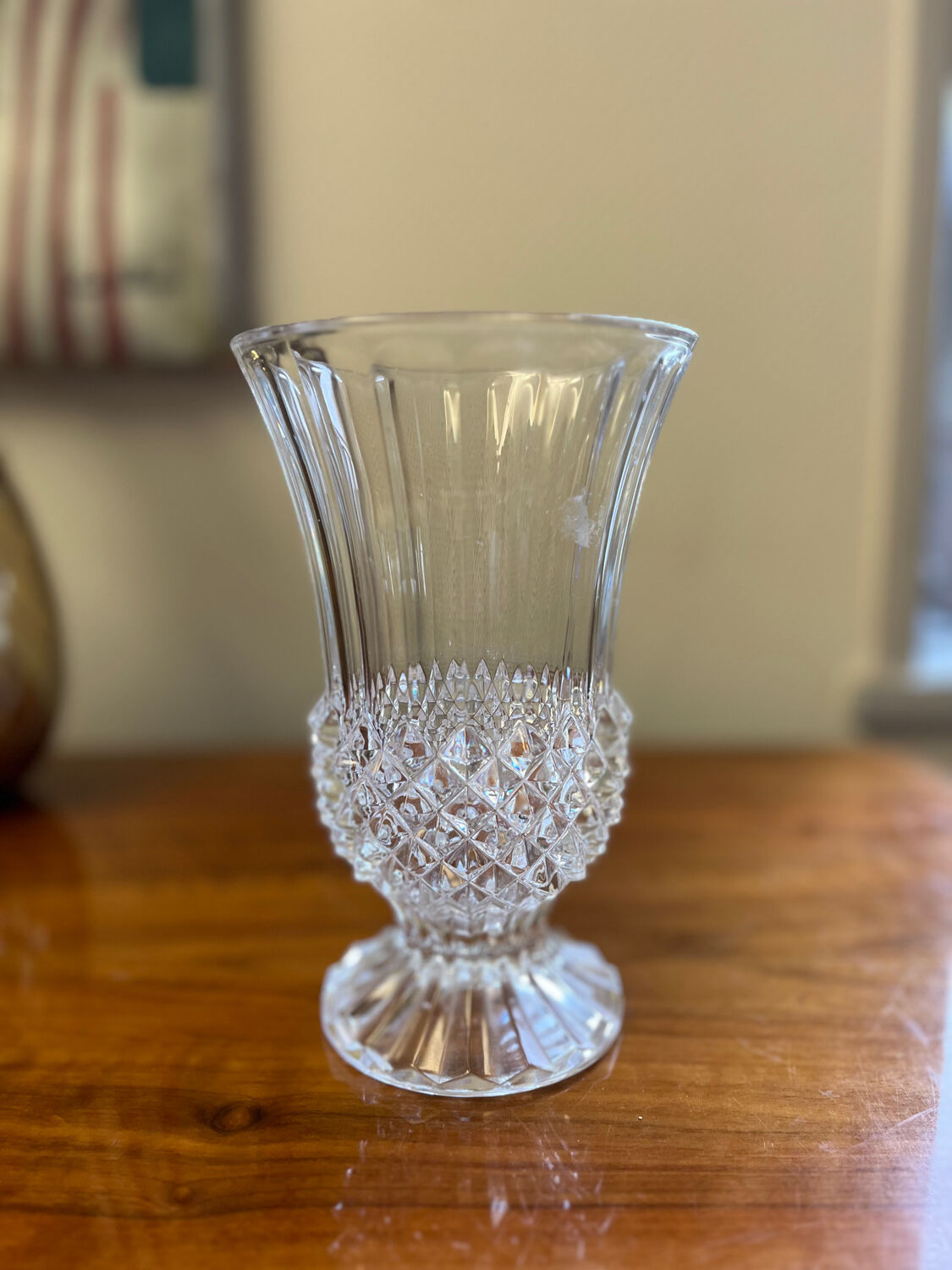 Vase en cristal médicis
